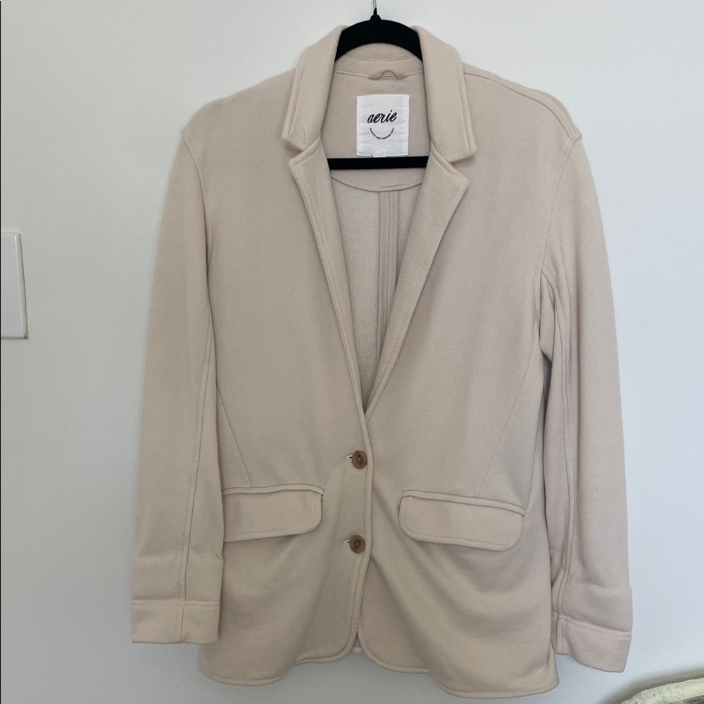 Aerie Women's Soft Beige Blazer